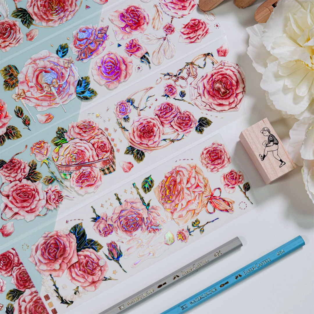 Mist rose PET tape (F578)
