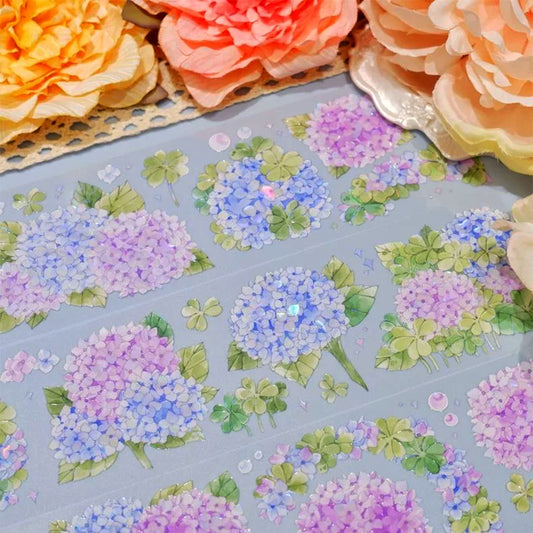 Colorful Hydrangea PET tape (F580)