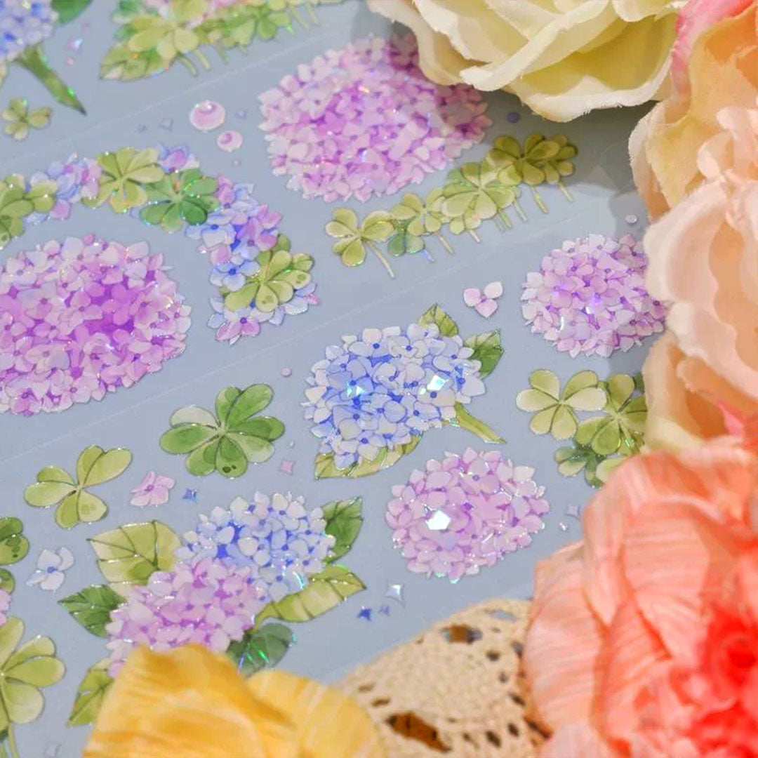 Colorful Hydrangea PET tape (F580)