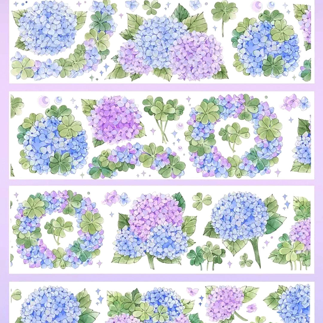 Colorful Hydrangea PET tape (F580)