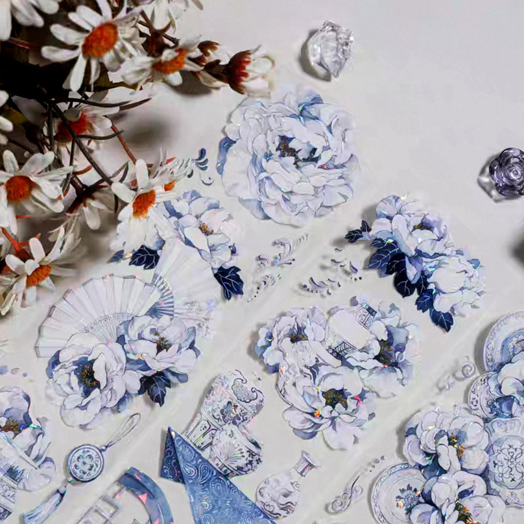 Blue Peony PET tape (F585)
