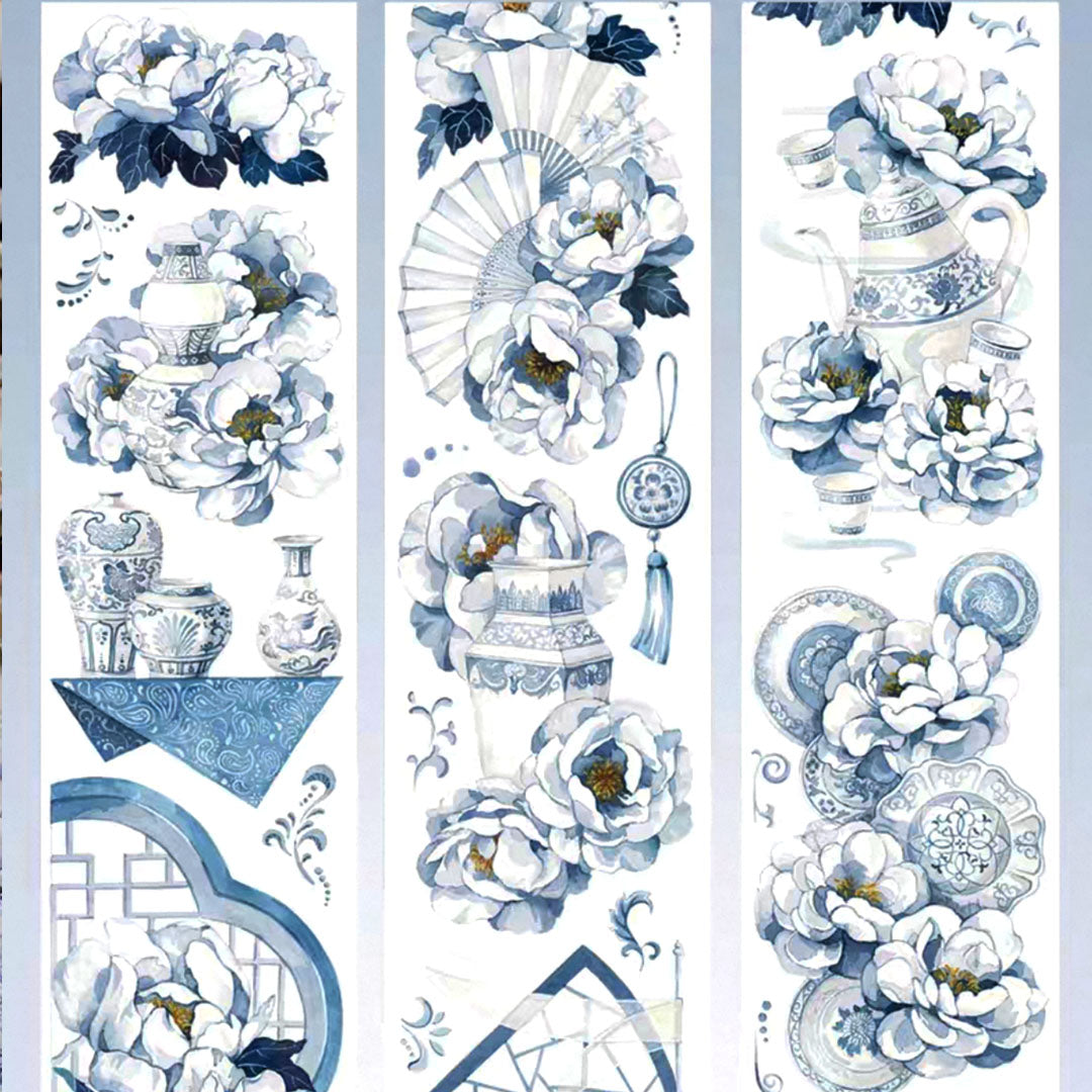 Blue Peony PET tape (F585)