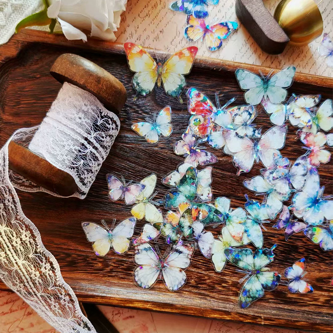 Pre-cut "Fantasy butterfly"  PET Tape (F592)