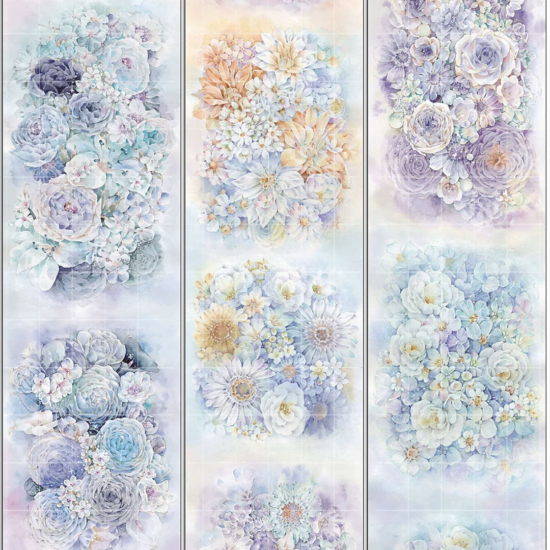 "Shallow dream" Floral PET Tape (F600)