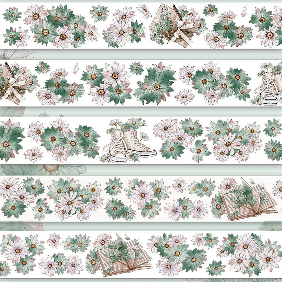 "Wild Chamomile" Pre-cut Floral PET Tape (F612)