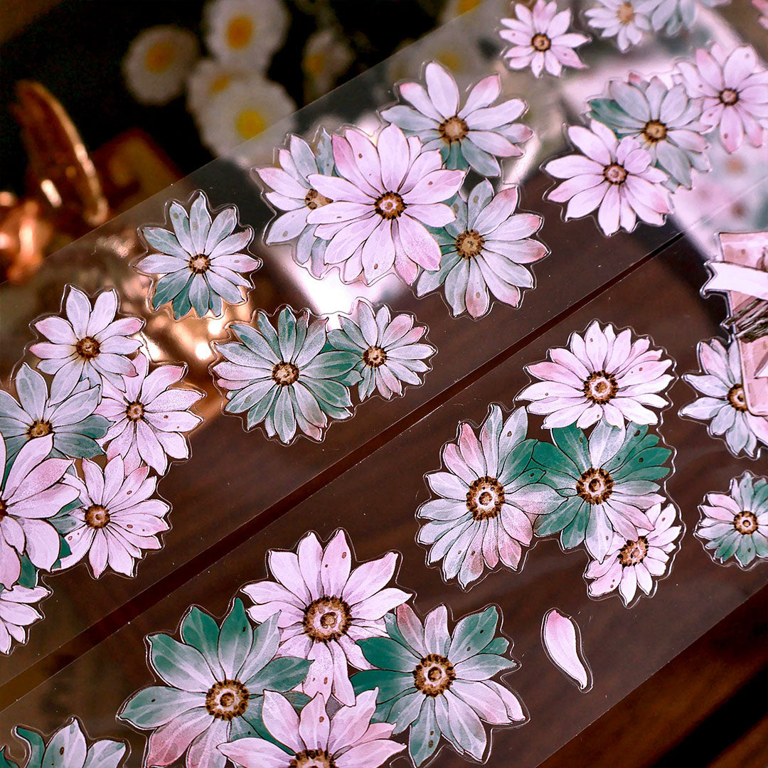 "Wild Chamomile" Pre-cut Floral PET Tape (F612)