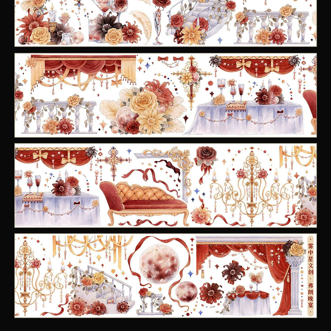 "François`s Dinner" Luxury Floral PET Tape (F616)
