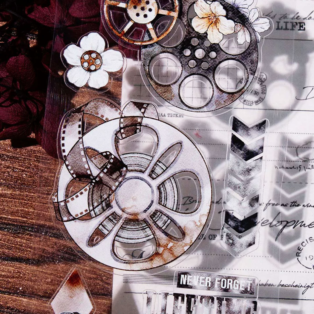 "Movie Time Machine" Pre-cut Floral PET Tape (F623)
