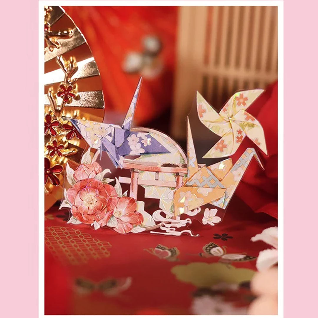 "Spring`s Floral" Luxury Floral PET Tape (F626)