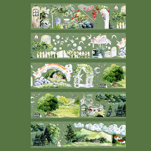 Rainbow smile Washi tape (V508)