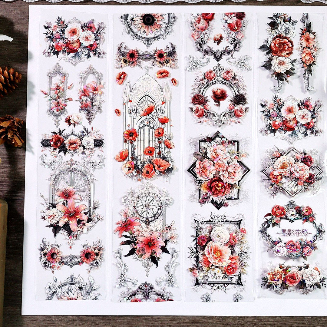 Flower`s window PET tape (V525)
