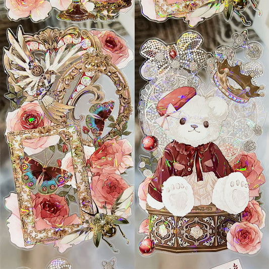Pre-cut Rose`s time Capsule PET tape (V534)