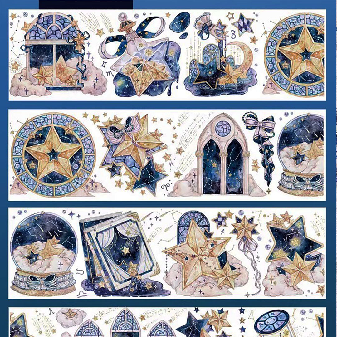 Twinkle stars PET tape (V536)