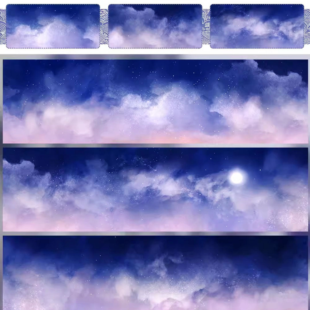 "Purple night sky" PET Tape (V550)
