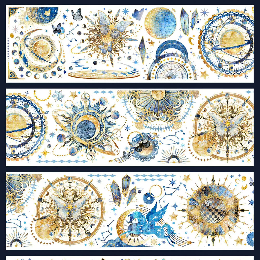 "Blue Sky Universe" Luxury Scene PET Tape (V552)