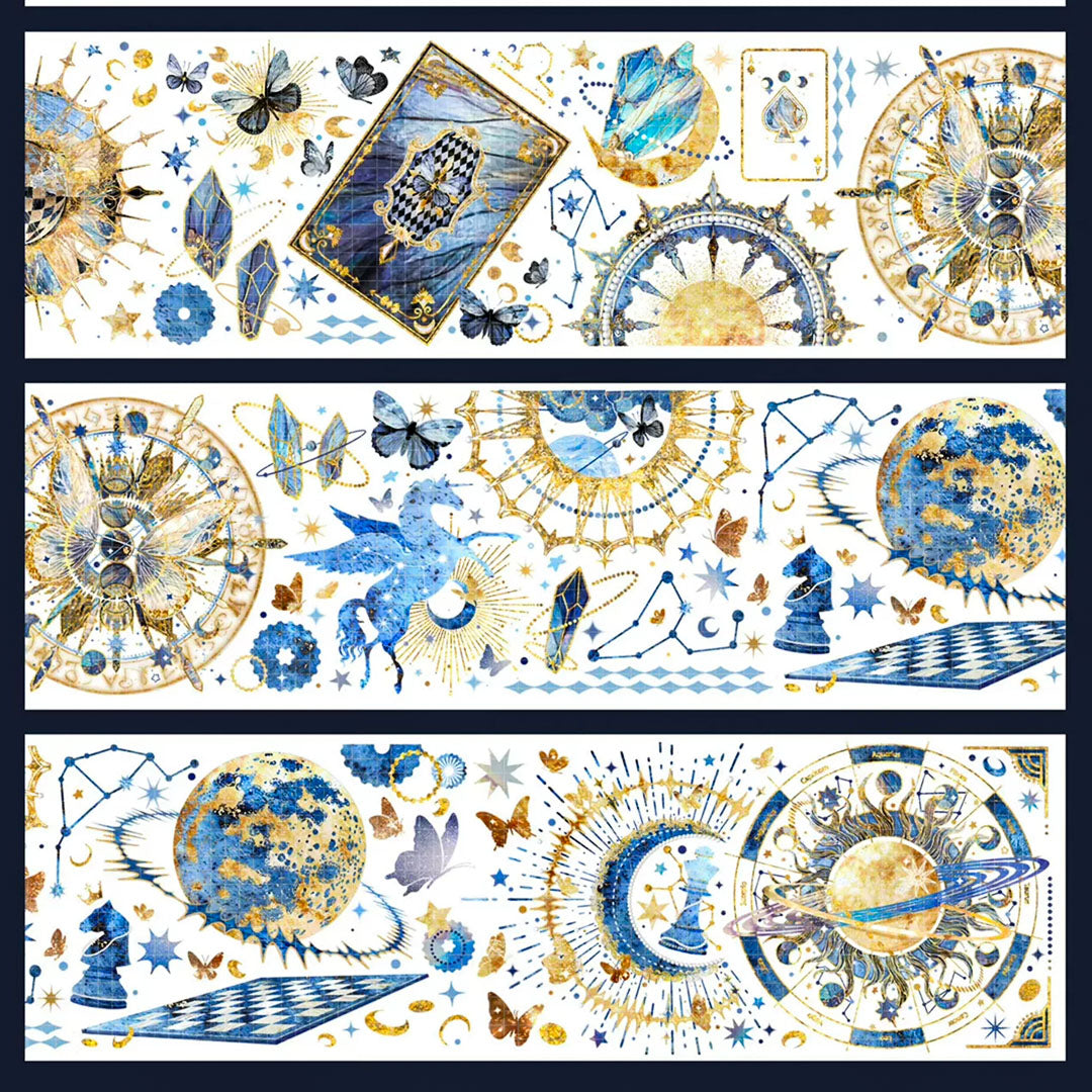 "Blue Sky Universe" Luxury Scene PET Tape (V552)