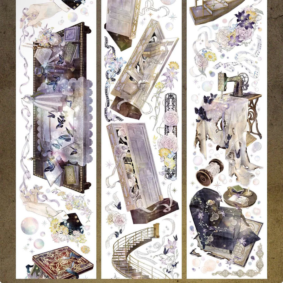 "A Morning at Court" PET Tape with Shell Gold Foil (V562)