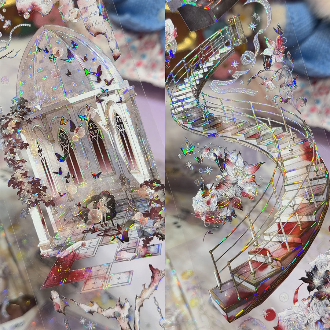 "A Morning at Court" PET Tape with Shell Gold Foil (V562)