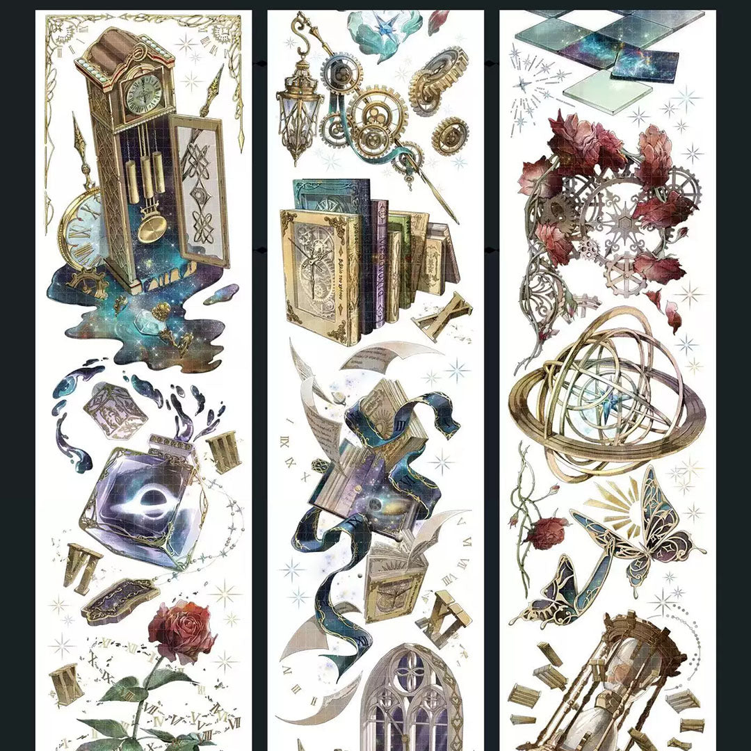 "Timeless" PET Tape with Shell Gold Foil (V566)