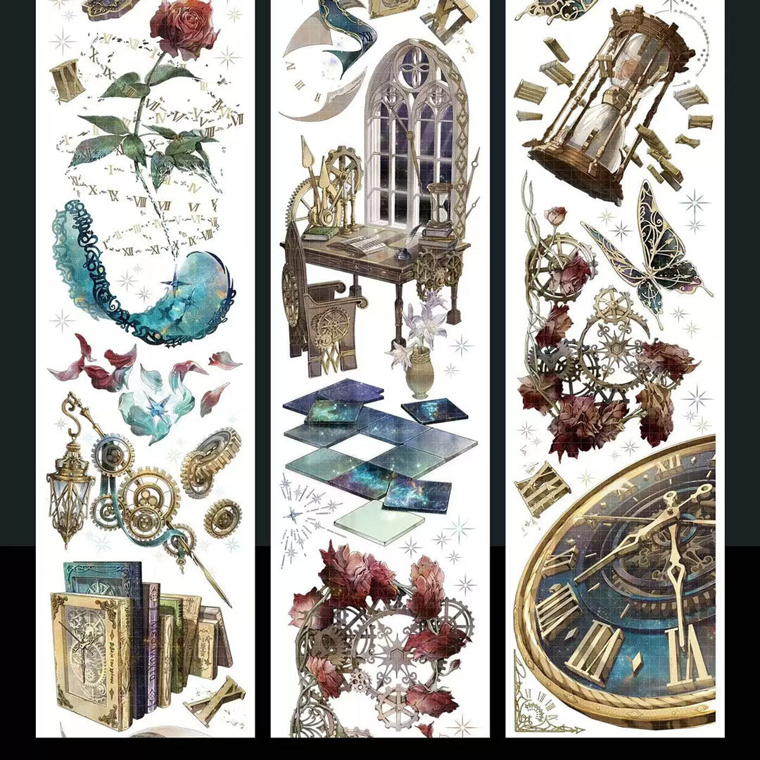 "Timeless" PET Tape with Shell Gold Foil (V566)