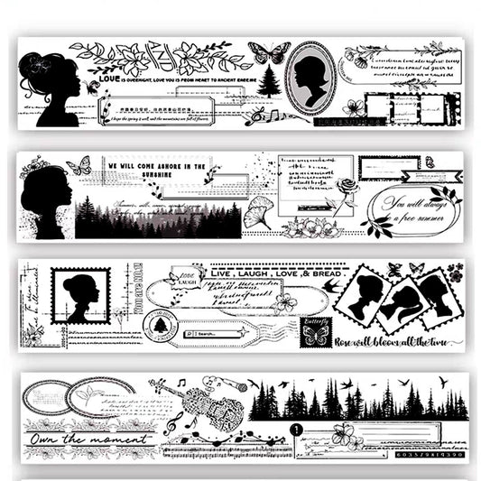 Time Silhouette PET tape (W507)