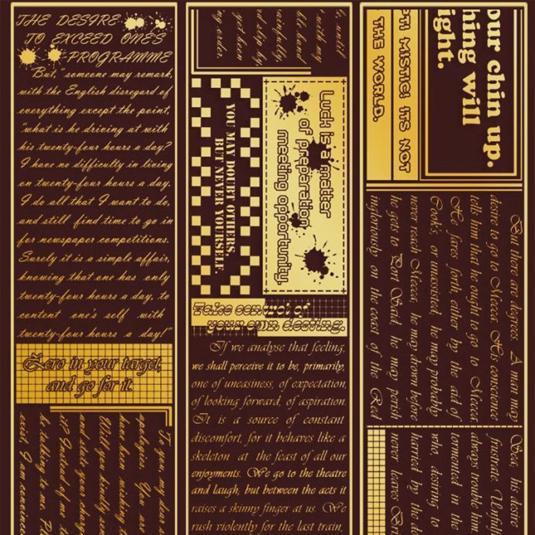 Various English PET tape (W517)