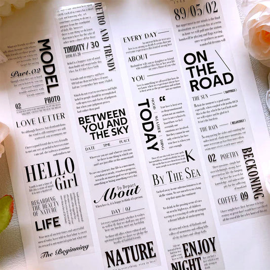 Nature record PET tape (W519)