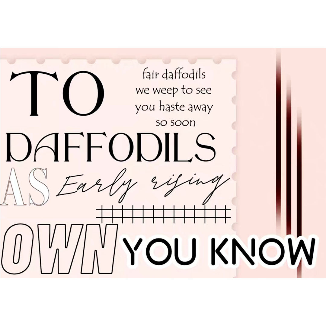"You know" text PET tape (W520)