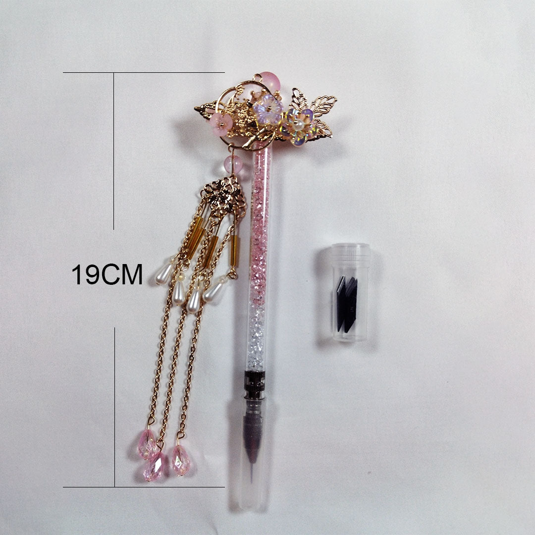 Peach Blossom Tassels Sharp Blade Pen Knife (SC504)