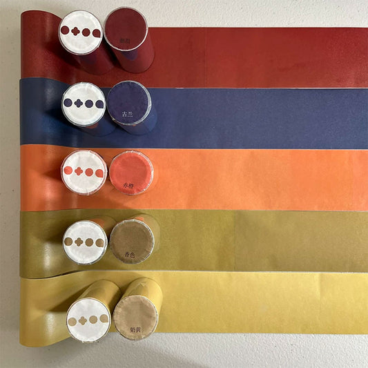Solid color washi tapes (B522)