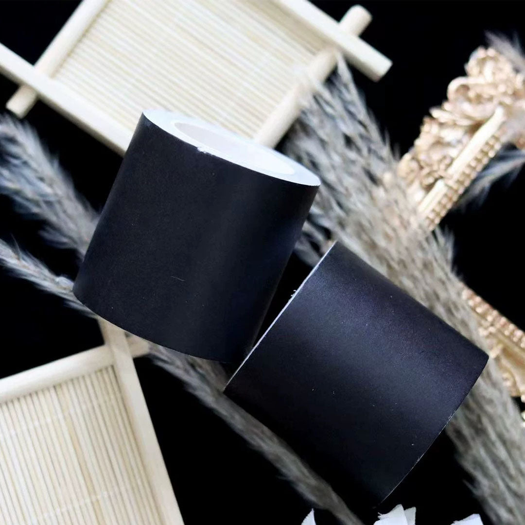 Black basic washi tapes (B537)