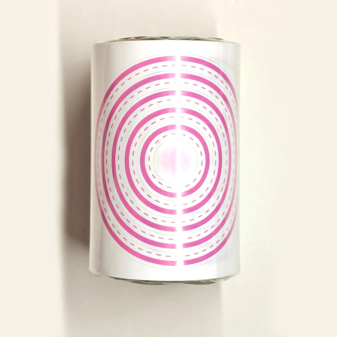Pre-Cut Circular Border Extra Thick Washi Tape (B543)