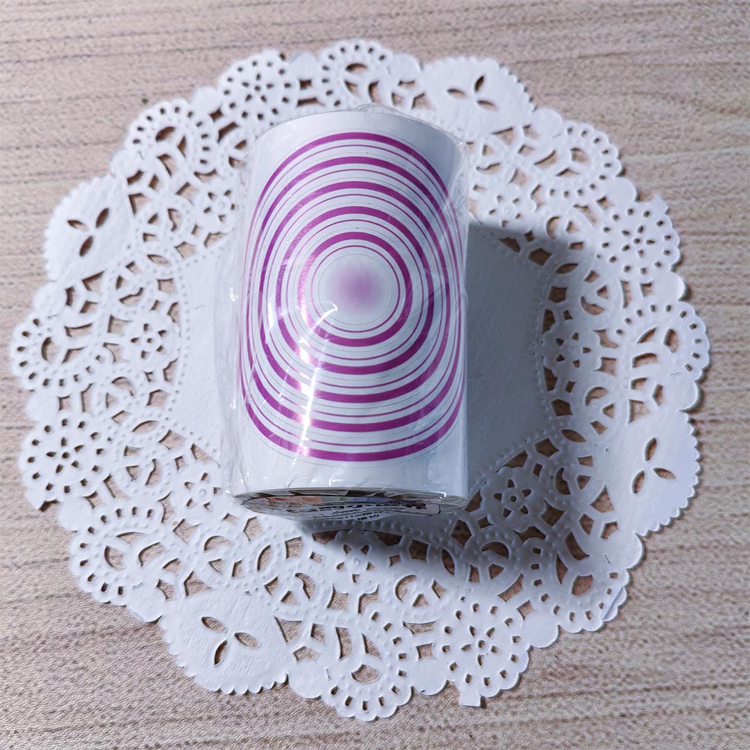 Pre-Cut Circular Border Extra Thick Washi Tape (B543)