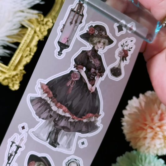 "Lilith in the Dark Night" Pre-cut Anime Character Extra Thick Washi Tape (C585)