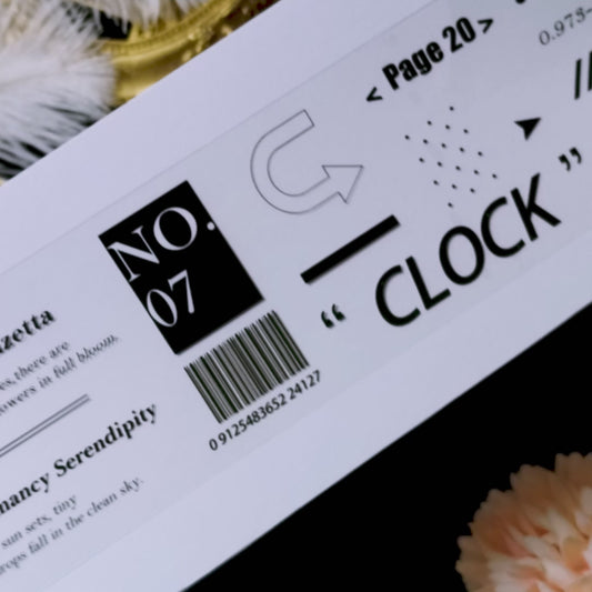 "Automatic Depature" Text PET Tape (W545)