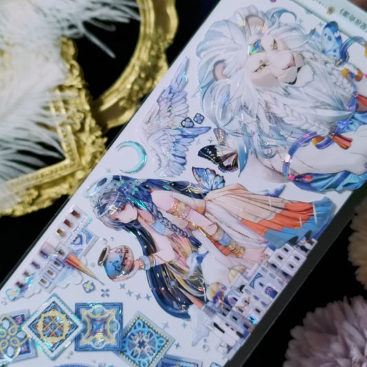 "Starry Night Fairy Tale" Luxury Anime Character PET Tape (C576)