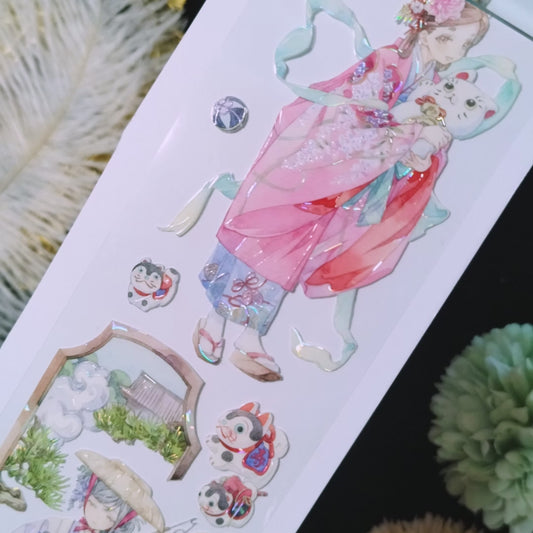 "Fantasy Realm" Luxury Anime Character PET Tape (C590)