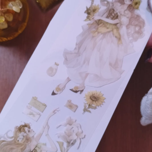 "The Waltz of Flowers" Luxury Anime Character PET Tape (C560)