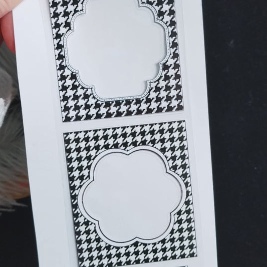 Retro Pre-Cut Frame PET Tape (B536)