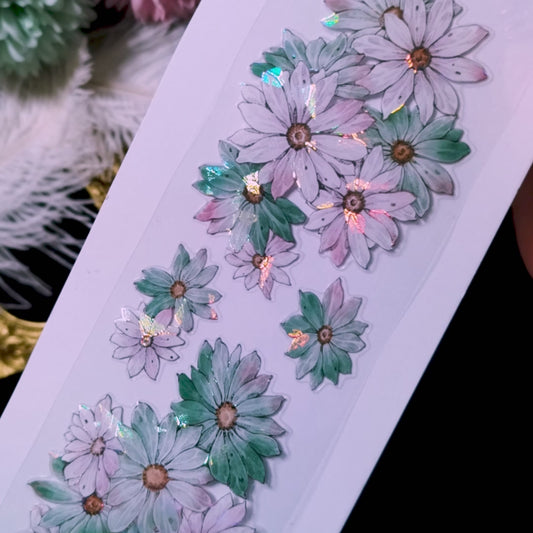 "Wild Chamomile" Pre-cut Floral PET Tape (F612)