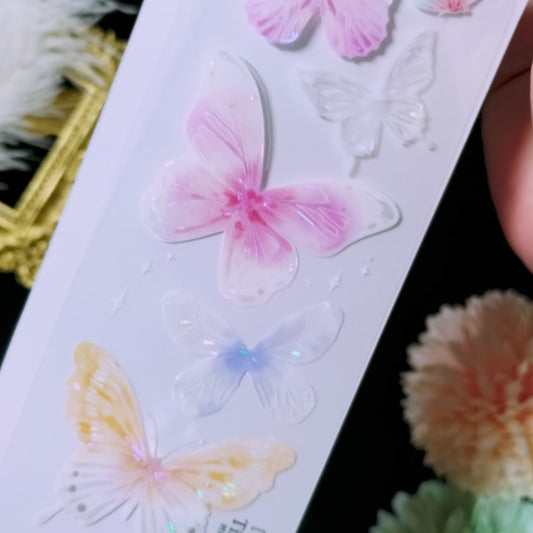 Butterfly PET Tape with Shell Gold Foil (V558)