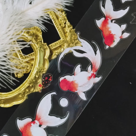Pre-cut "Red Carp"  PET Tape (F601)