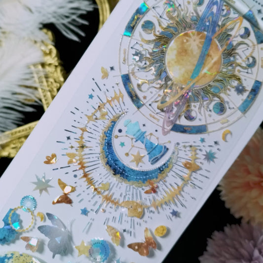 "Blue Sky Universe" Luxury Scene PET Tape (V552)